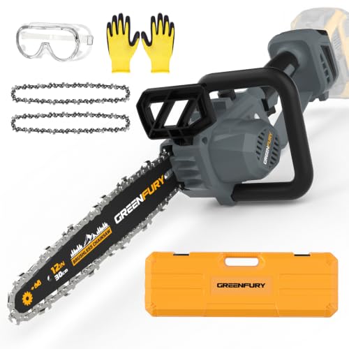 12 Inch Brushless Cordless Chainsaw for Dewalt 20V MAX Battery (Tool Only)