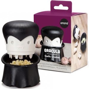Gracula Garlic Press, Garlic Crusher, Garlic Mincer, Also for Ginger, Nuts, Chili, Herbs