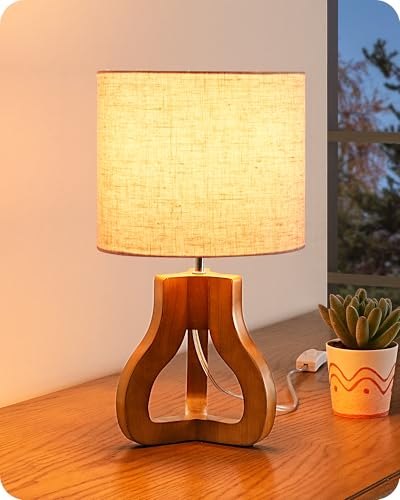14.6″ Modern Lamp for Bedroom, Living Room, Office, On-Off Line Switch