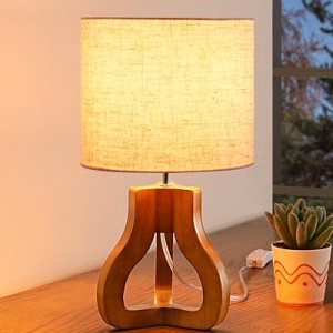 14.6″ Modern Lamp for Bedroom, Living Room, Office, On-Off Line Switch
