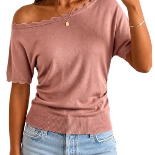 Off The Shoulder Tops, Lightweight, Cinched Waist