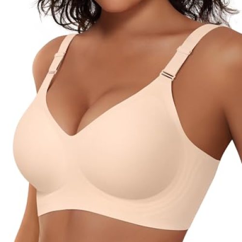No Underwire Seamless Bra Push Up Full Coverage