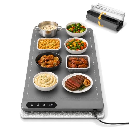 Food Warming Mat Extra Large 32″x16″ with Insulation Pad