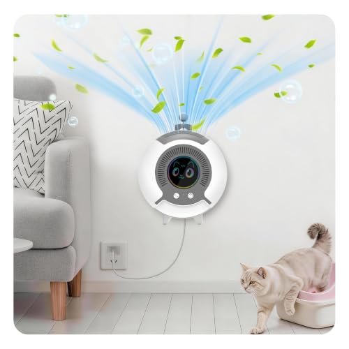 Small Filterless Air Purifiers for Home, Water Ionic Pet Odor Eliminator Air Cleaner for Odors, Smell & Smoke