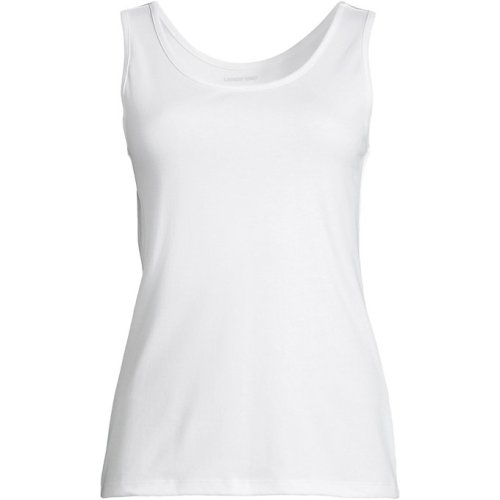 Womens Petite Cotton Tank Top Lands End