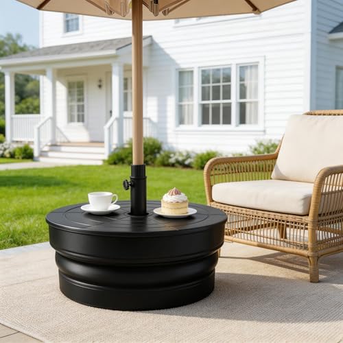Foldable 110 lb Umbrella Stand Base, Heavy Duty