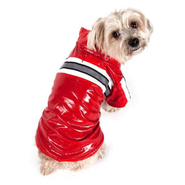 Pet Life Raincoat With Removable Hood in Size: | PetSmart