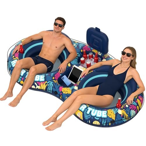 Pool Floats Adult, 2 Person River Tube