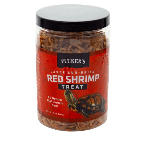 Flukers Large Sun-Dried Red Shrimp – Aquatic Turtle Treat 5 oz | PetSmart