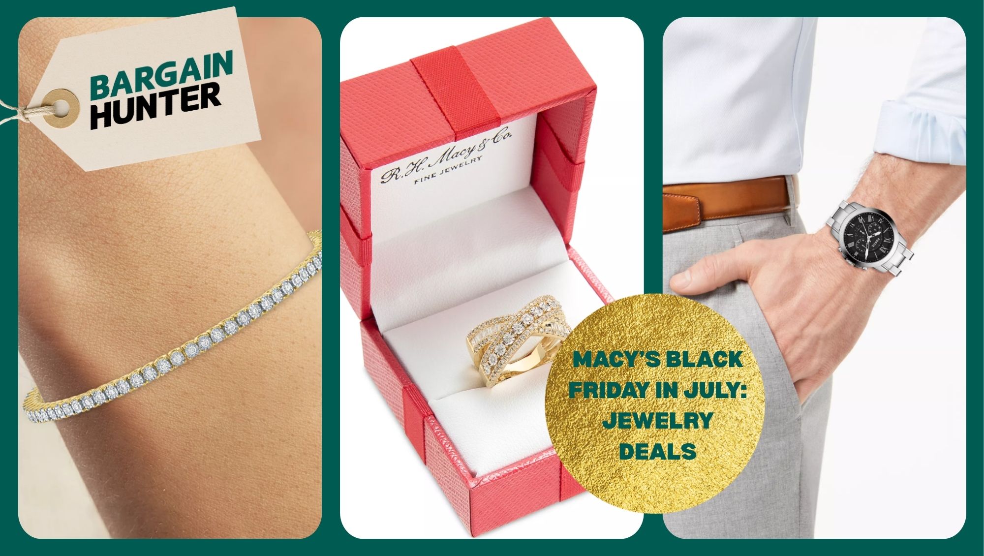 Macy's Black Friday in July watches and jewelry