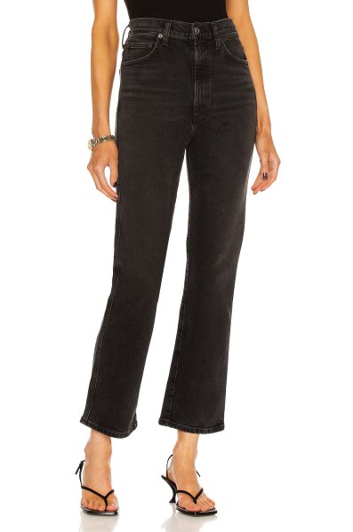AGOLDE High Rise Jeans in Black