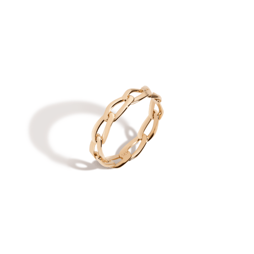 Aurate New York Open Link Ring, Gold