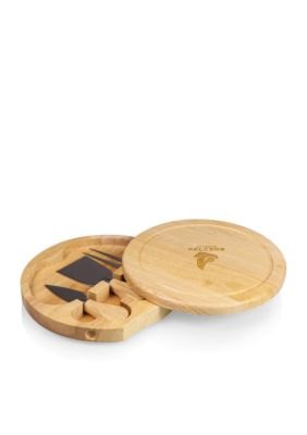 Picnic Time Brie Cheese Board and Tools Set, Brown