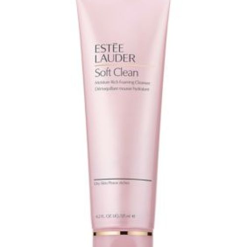 Este Lauder Soft Clean Moisture Rich Foaming Facial Cleanser, 4.2 Ounces