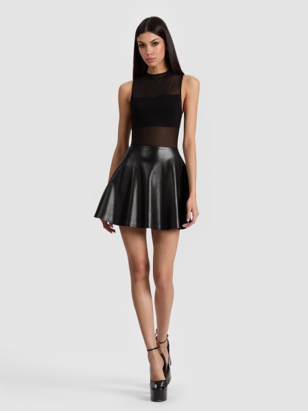 alice olivia VEGAN MINI DRESS