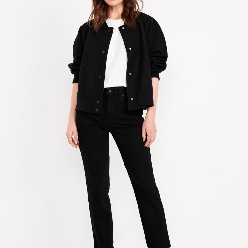 High-Waisted OG Straight Ankle Jeans
