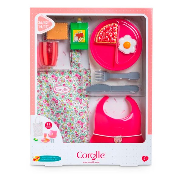 Large Mealtime Set - 14 in & 17 in - Dolls & Dollhouses for Ages 2 to 5 - Fat Brain Toys