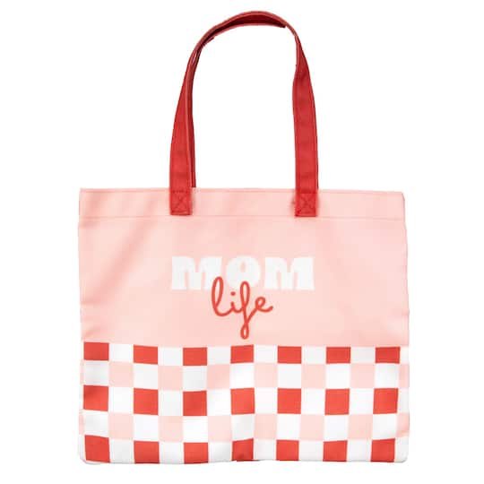 Mothers Day Fabric Statement Tote Bag By Horizon Group Usa in | 13.2 x 10.3 x 16.2 | Michaels