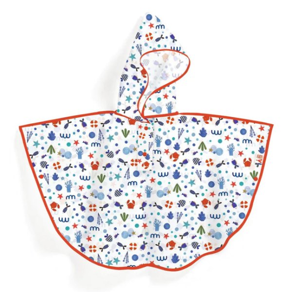 Ocean Rain Cape - Gear & Apparel for Ages 3 to 6 - Fat Brain Toys