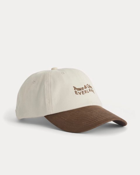 Everlane x Peace Quiet Baseball Hat In Cotton/Polyester