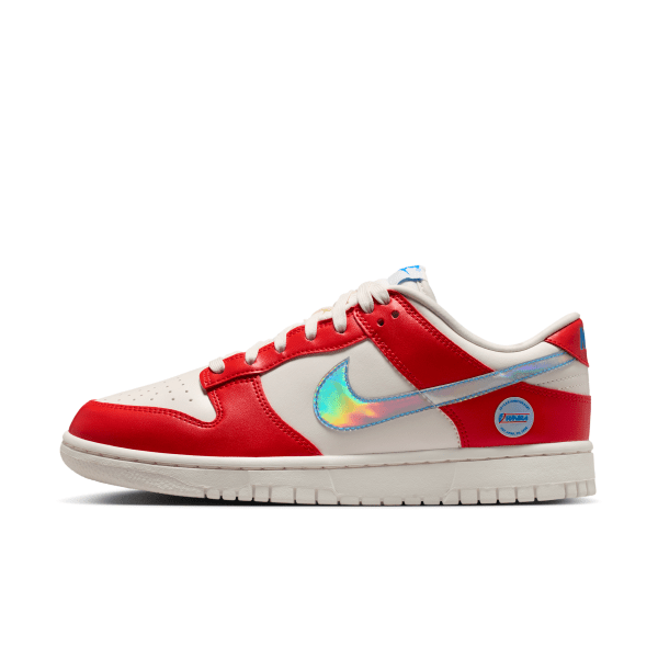 Nike Womens Dunk Low WNBA 30th Shoes in Red | IR1970-604