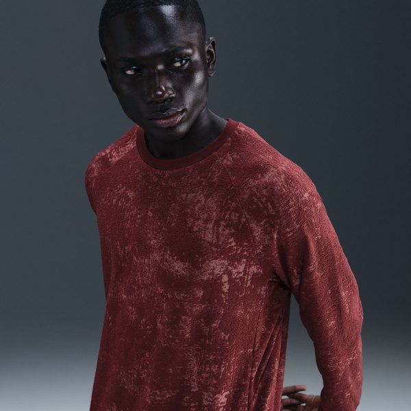 Nike Mens Therma-FIT Crew in Red