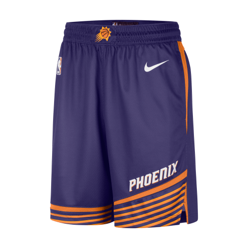 Phoenix Suns Icon Edition Nike Mens Dri-FIT NBA Swingman Shorts in Purple | DO9422-566