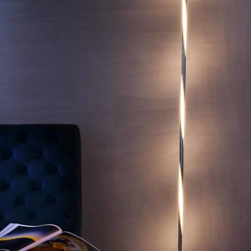 Jonathan Y Floor Lamp, Chrome