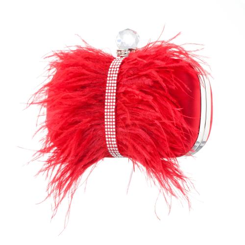 Womens Lara Feather Embellished Minaudiere | Nina Shoes