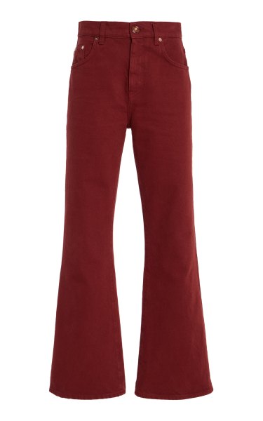 Gabriela Hearst Ezra Cropped Bootcut Jeans Moda Operandi