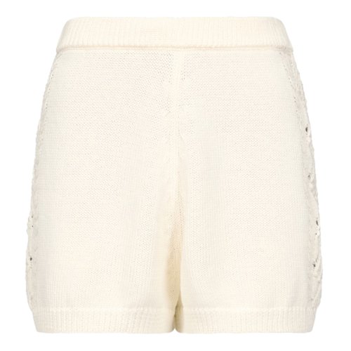 Loulou de Saison Andel Shell Knit Cotton Shorts Moda Operandi