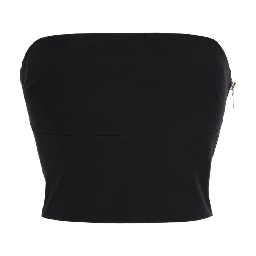 Matteau Exclusive Strapless Cotton-Silk Top Moda Operandi