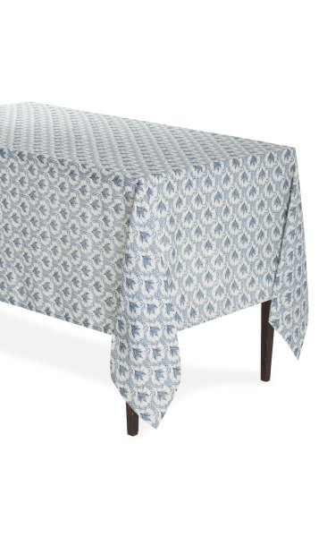 Moda Domus Lily of the Valley Printed Linen Tablecloth 70 x 126 Moda Operandi