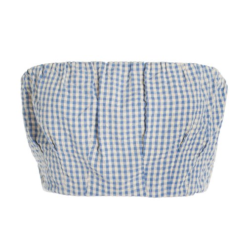 Posse Mira Gingham Cotton Crop Top Moda Operandi