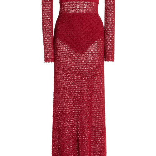 Posse Exclusive Romy Knit Off-The-Shoulder Maxi Dress Moda Operandi