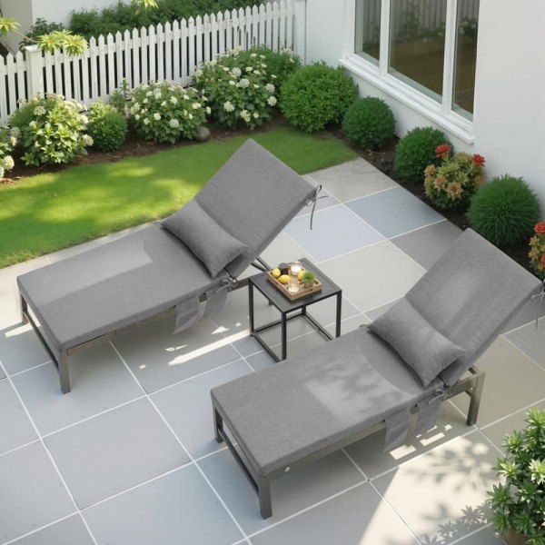72 in. x 21 in. Outdoor Chaise Lounge Cushions Patio Lounge Chair Cushion