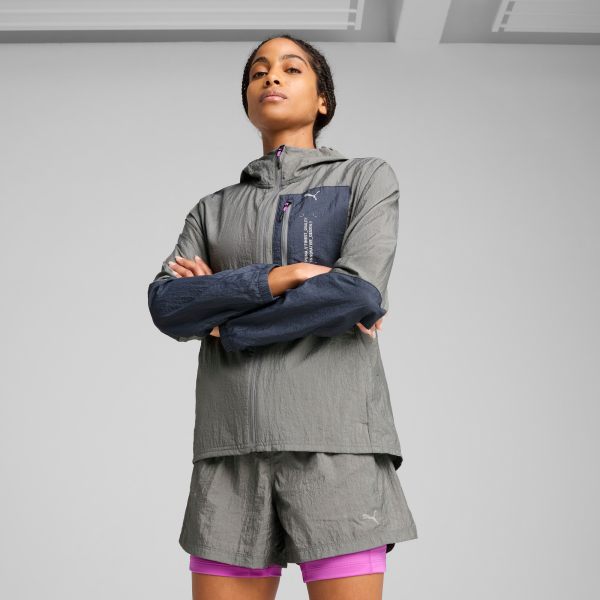PUMA SEASONS windCELL Jacket in Grey