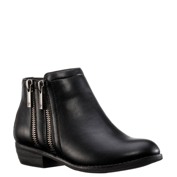 Girls Black-Smooth | Nina Shoes