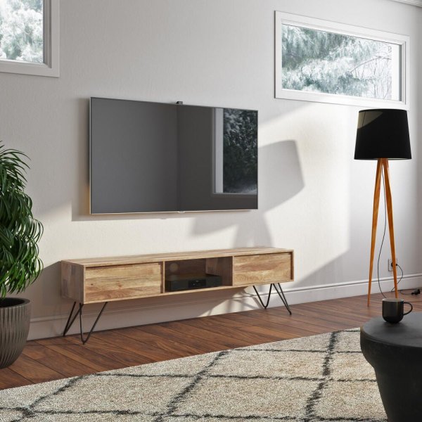 Hunter 68 TV Stand, Brown