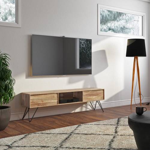 Hunter 68 TV Stand, Brown