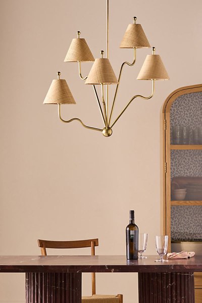 Beatrice 5-Arm Wavy Chandelier