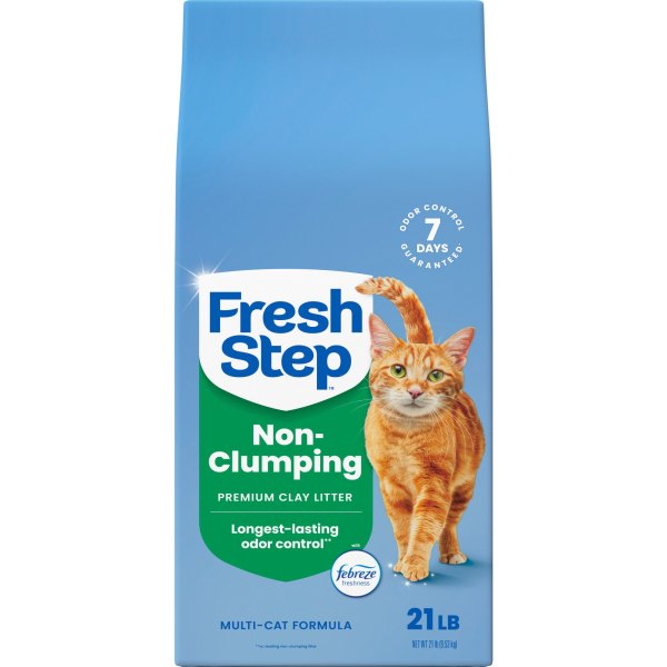 Fresh Step Non Clumping Cat Litter With Febreze Freshness, Bag, 21 lb | PetSmart