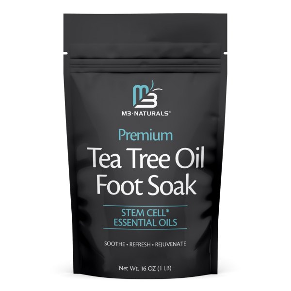 M3 Tea Tree Oil Epsom Salt Pedicure Foot Soak with Coconut Oil & Stem Cell