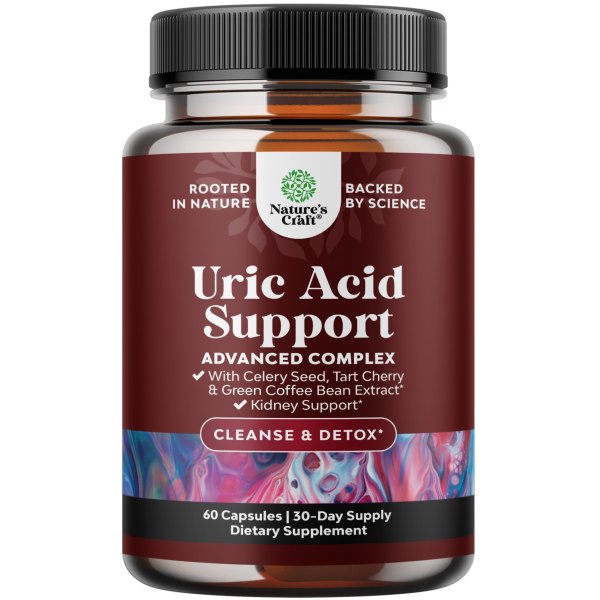 Natures Craft Uric Acid Supplement, Natures Craft, 60ct