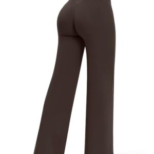 Yoga Pants No Front Seam Wide Leg Leggings