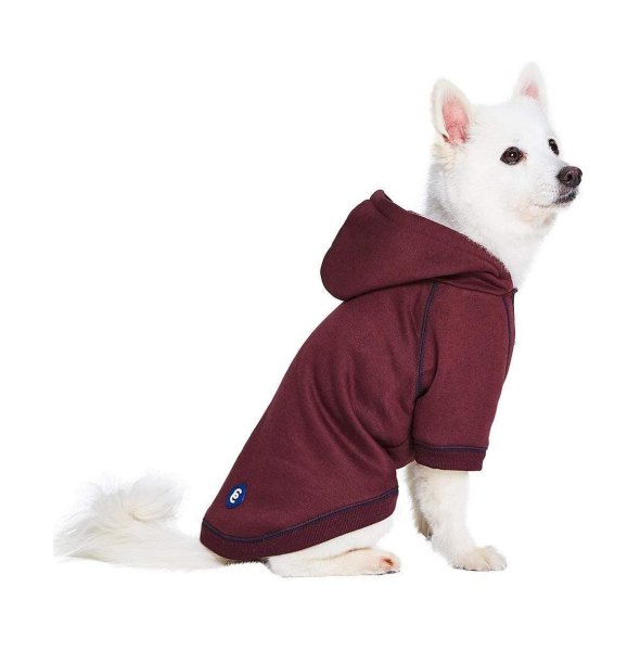 Blueberry Pet Better Basics Matching Hoodies for Dog Owner Set Dog burgundy red