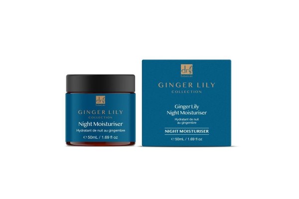 Dr. Botanicals Gingerlily Night Moisturiser 50milliliter - White