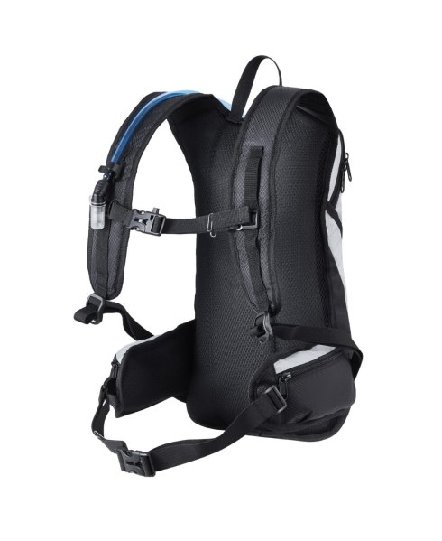 Sevorley 15L Insulated Hydration Backpack with 3L Tpu Water Bladder, Hiking Daypack for Running and Cycling - Black with silver gray