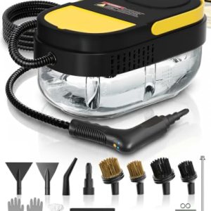 Steam Cleaner, 15s Heat Up, 1.69 Quarts Tank 15 Accessories