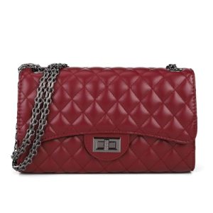 Quilted Crossbody Purse Trendy Shoulder Bags